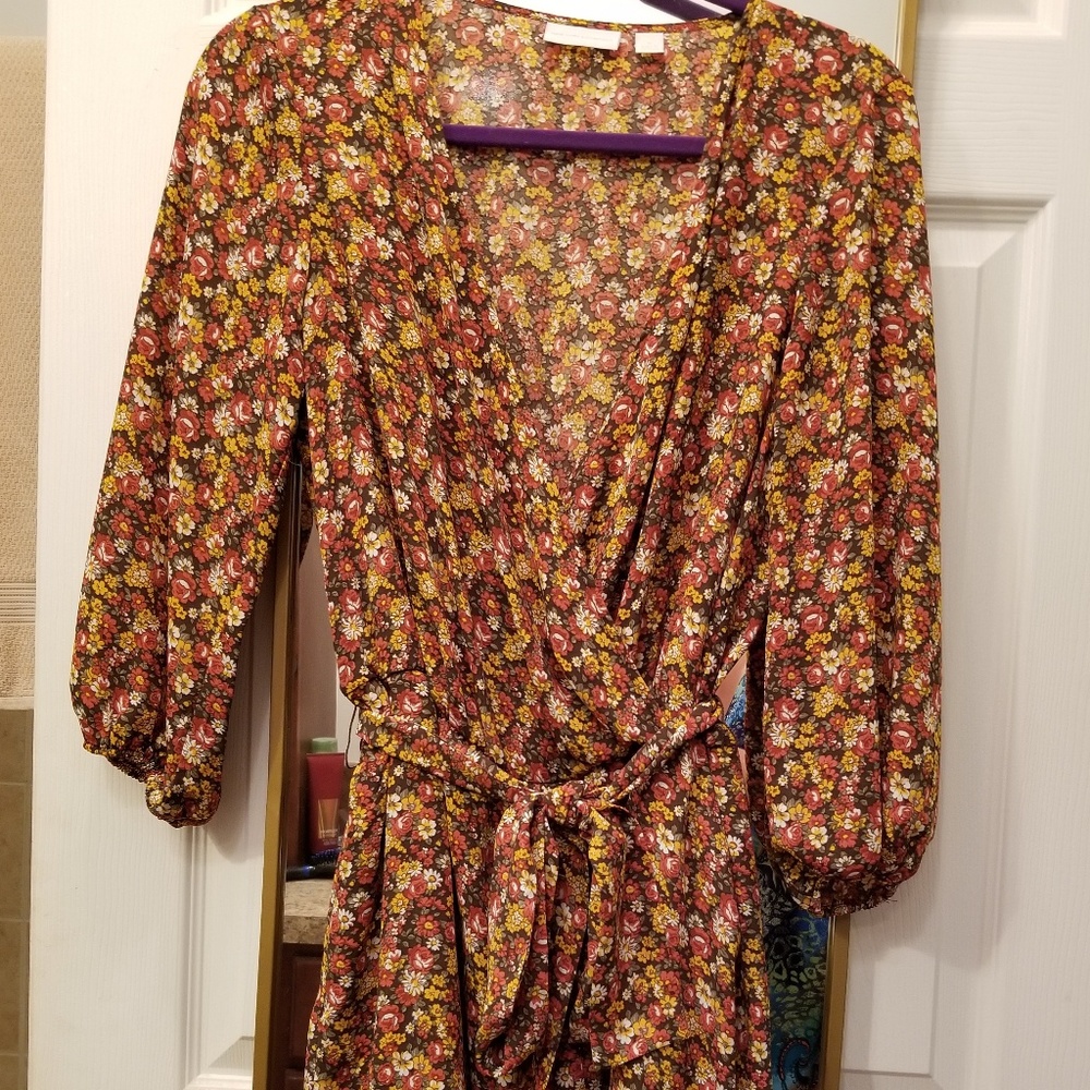 Fun tiny flower print Shorts Jumper